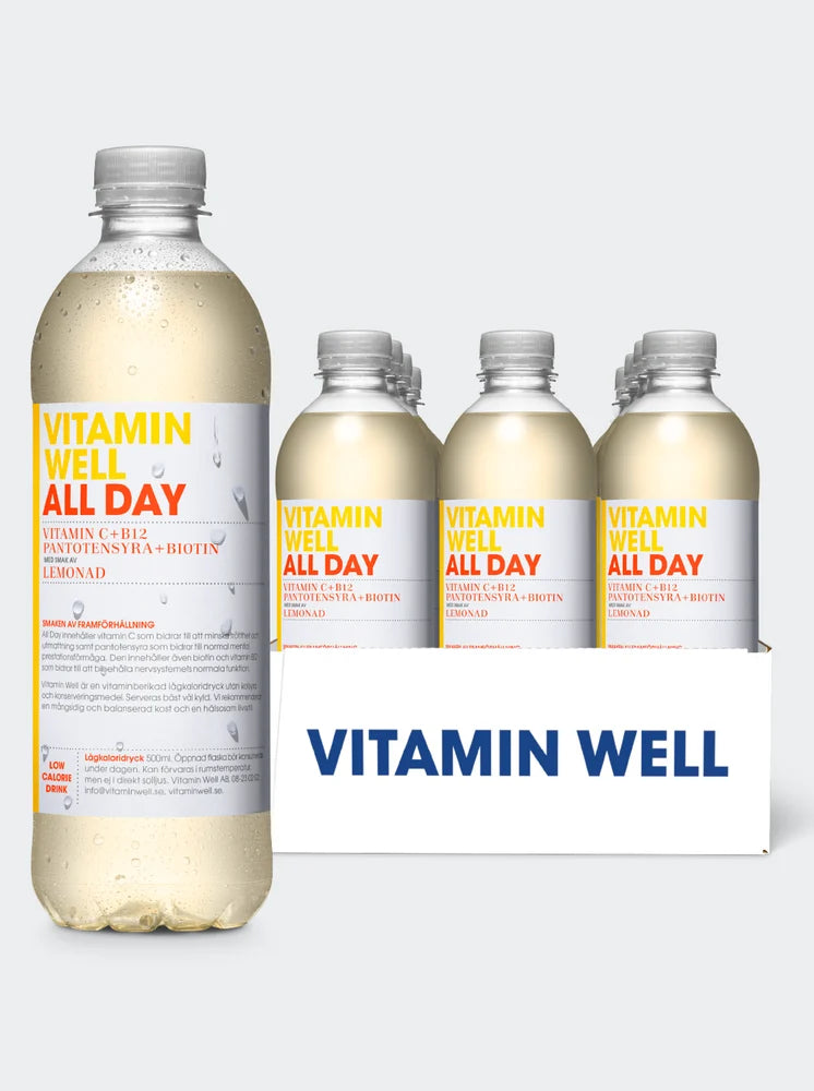 Vitamin Well All Day 500 ml – 12-pack