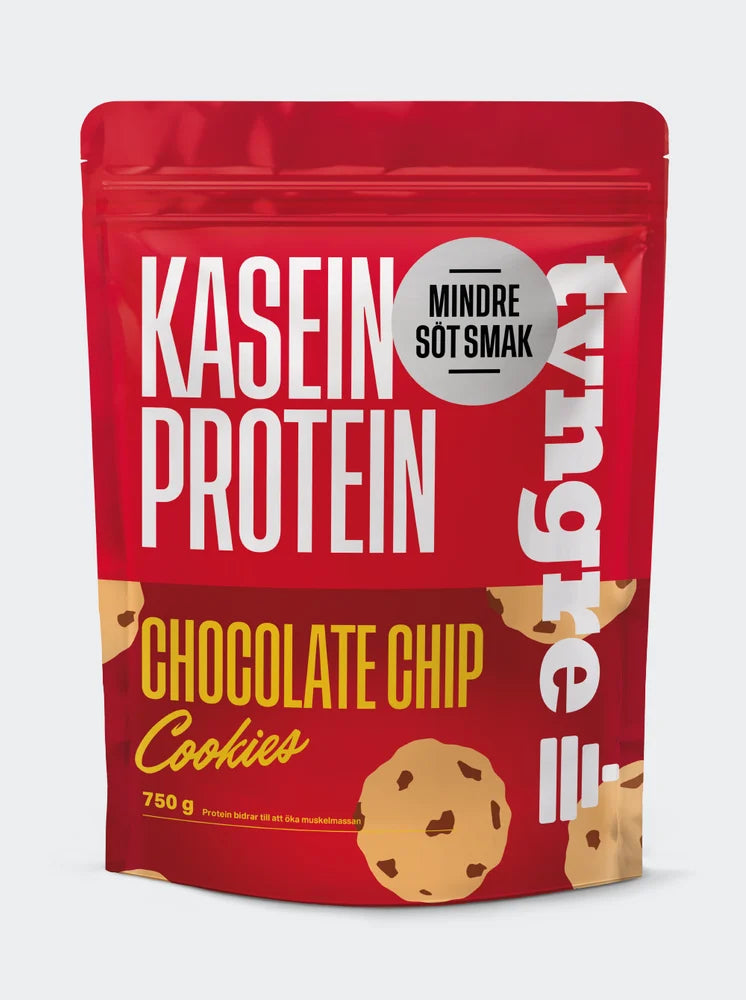 Tyngre Kasein Chocolate Chip Cookies Mindre Söt