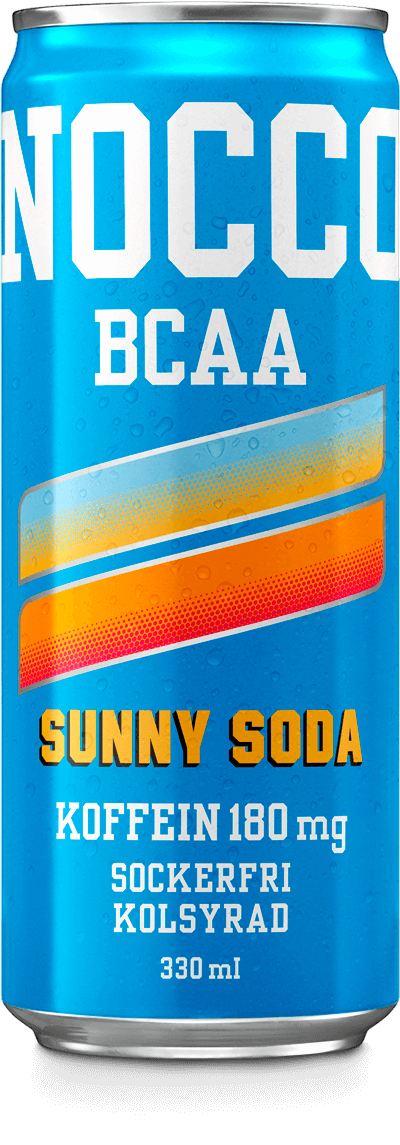 NOCCO BCAA Sunny Soda 330 ml – 24-pack