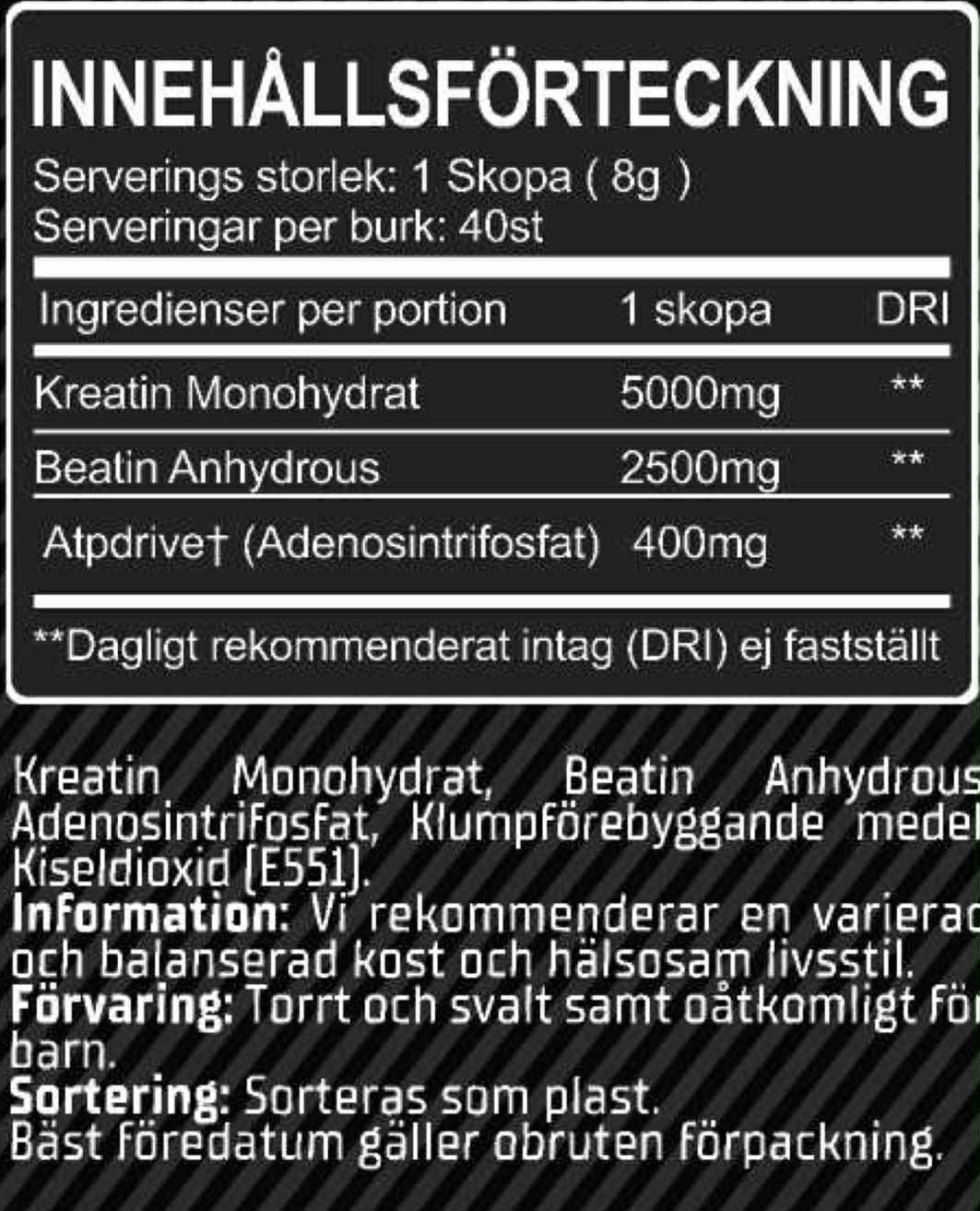 CreaUP - Avancerad Kreatin Formula