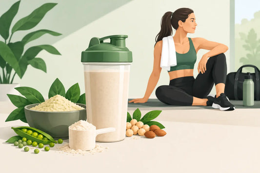 Veganskt proteinpulver för träning och återhämtning