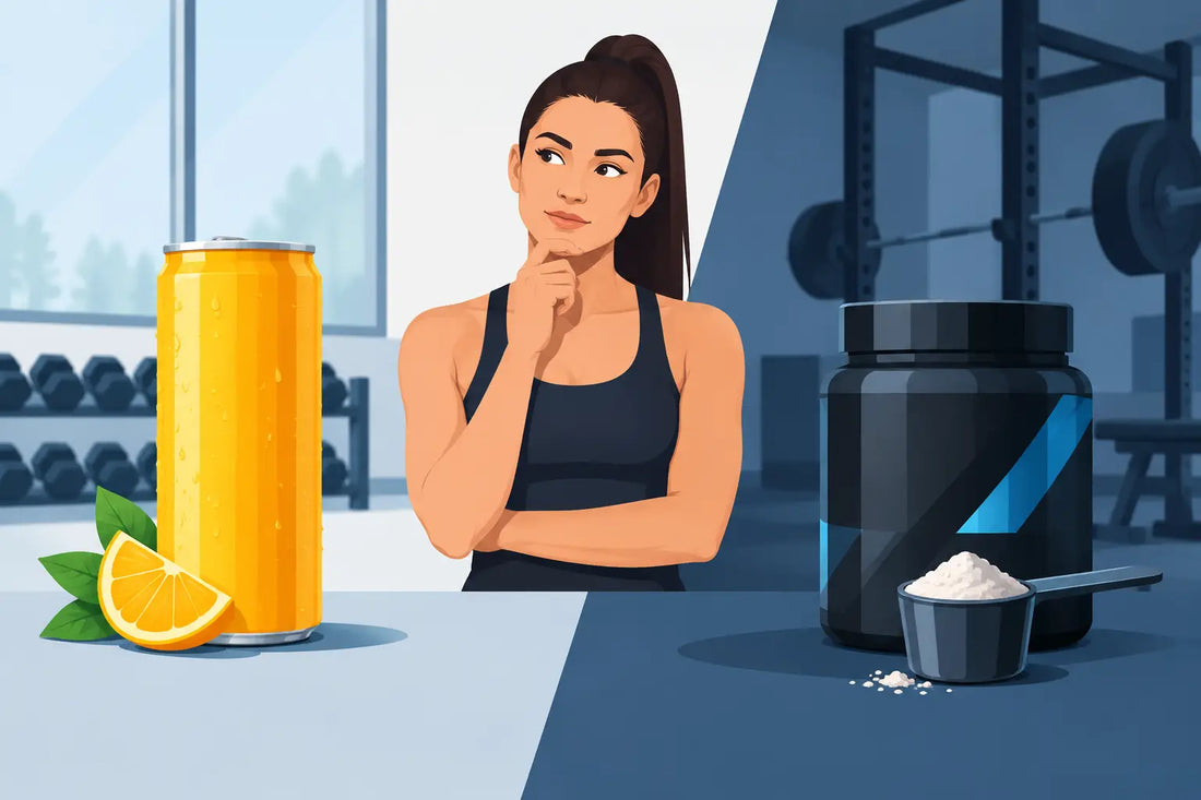 Energidryck eller PWO före gymmet - rätt val?