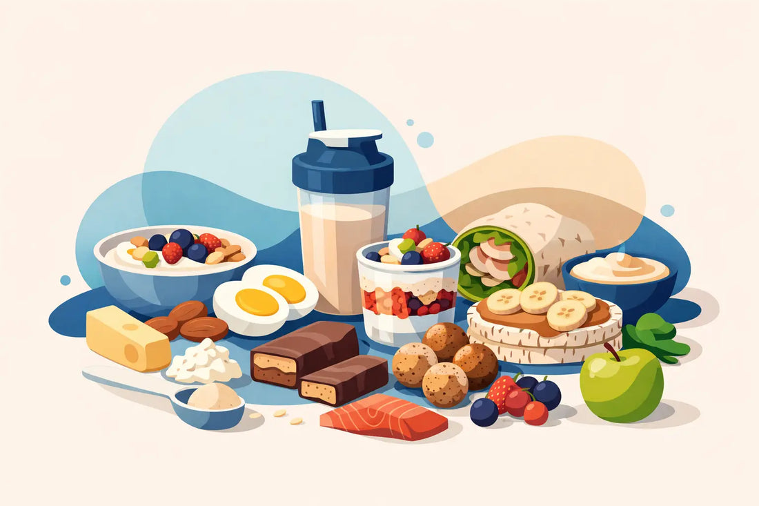 10 snabba mellanmål med protein