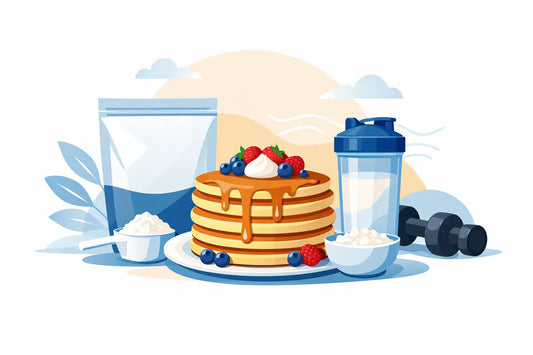 Proteinpannkakor med proteinpulver som funkar