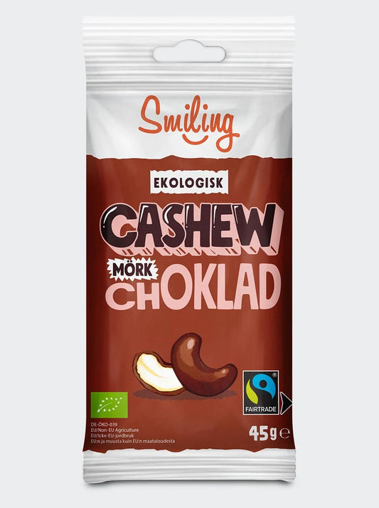 Smiling Cashew Mörk Choklad 45g
