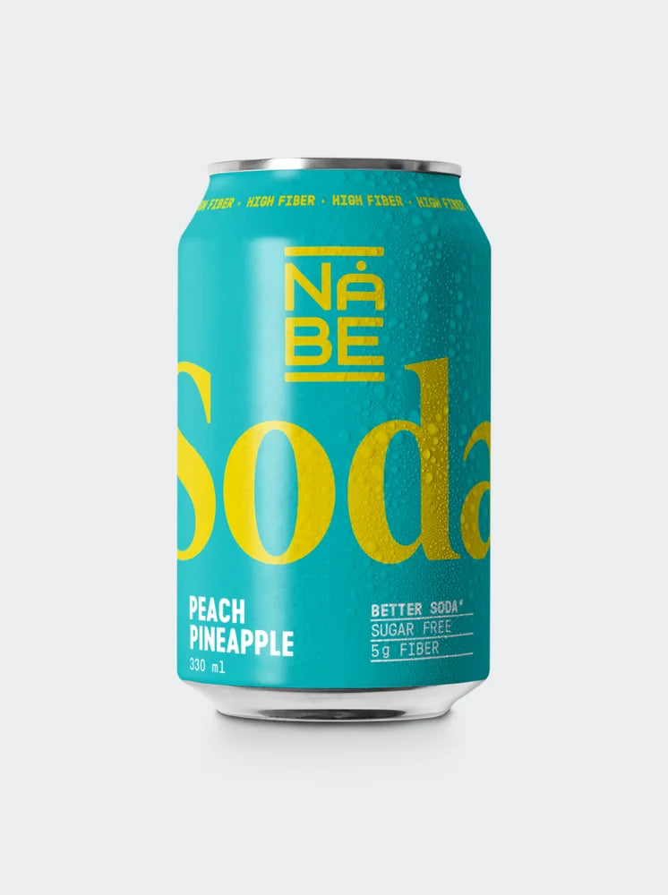 NÅBE Soda Peach Pineapple 330 ml – 12-pack
