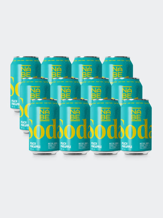NÅBE Soda Peach Pineapple 330 ml – 12-pack