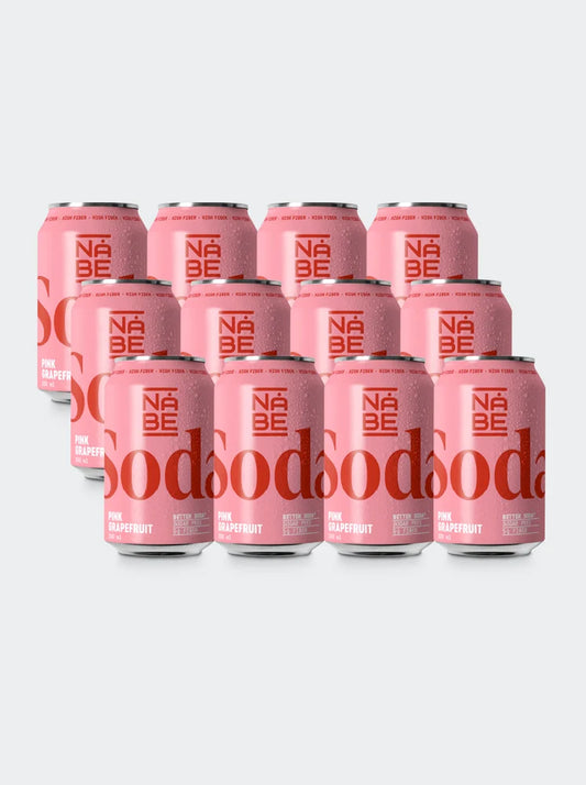 NÅBE Soda Pink Grapefruit 330 ml – 12-pack