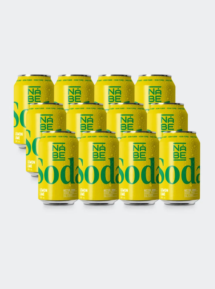 NÅBE Soda Lemon Lime 330 ml – 12-pack