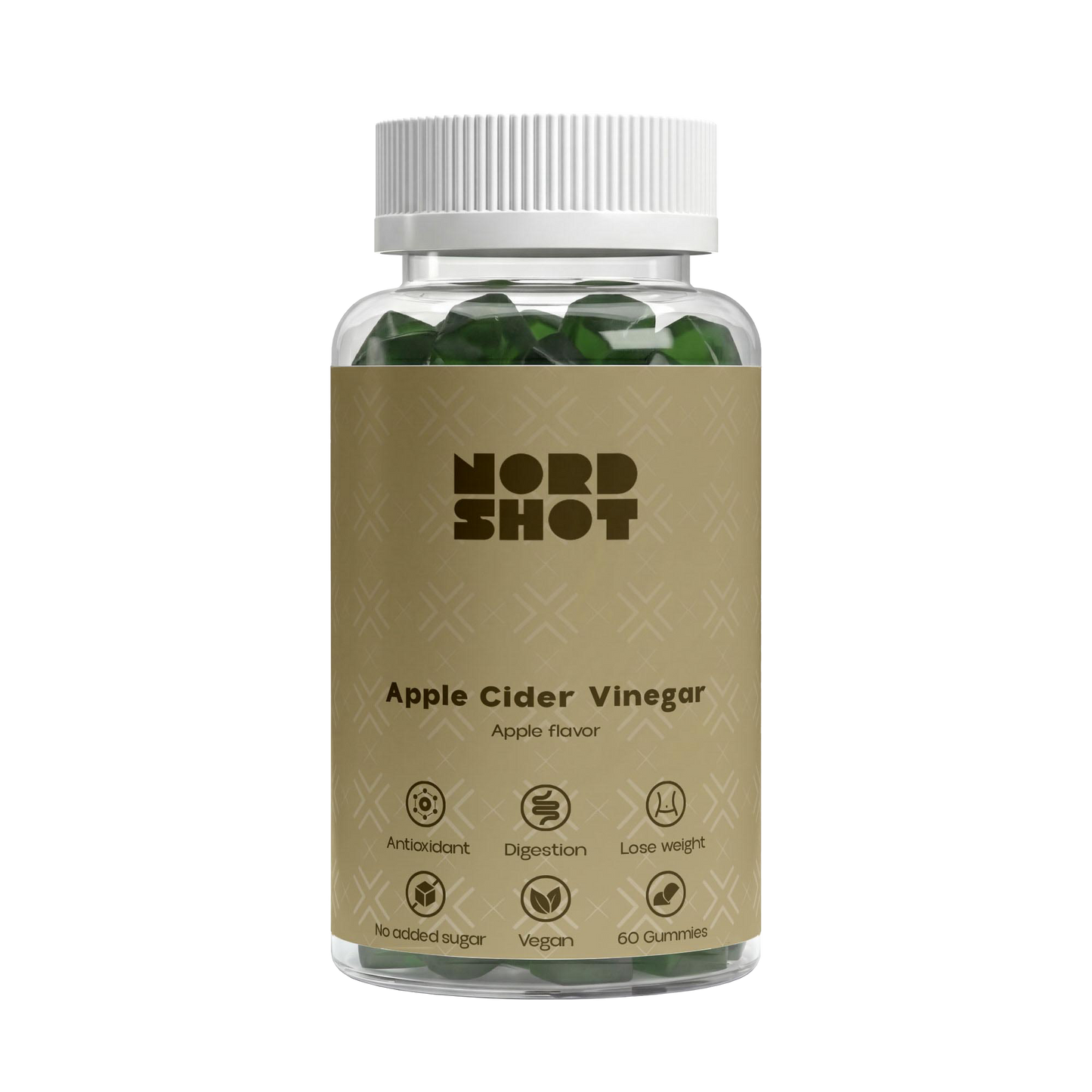 Apple Cider Vinegar Gummies – 60 veganska gummies | Nord Shot