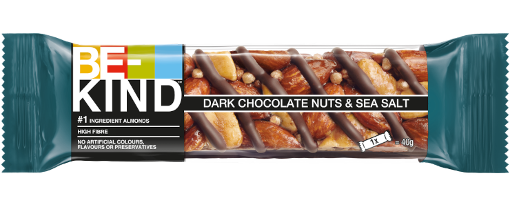 BE-KIND® Dark Chocolate Nuts & Sea Salt Bar 40g