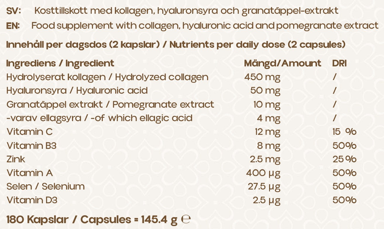 Collagen Beauty Complex – 180 kapslar | Nord Shot