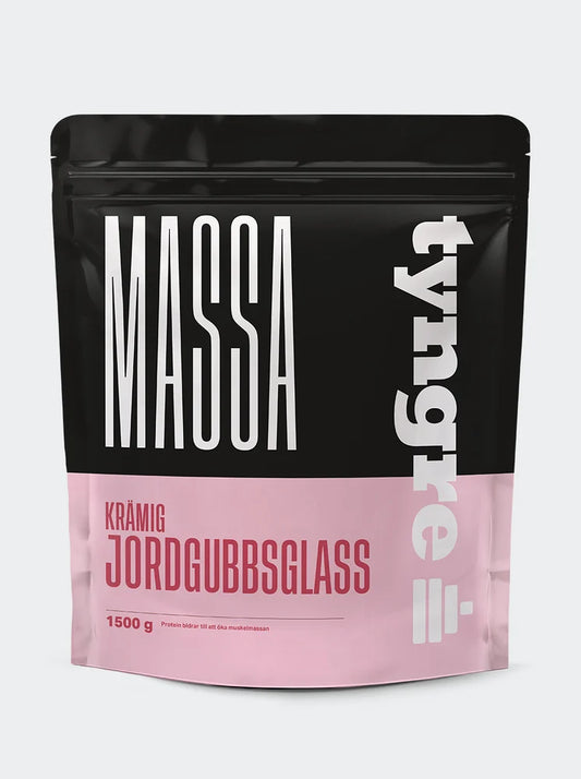 Tyngre Massa Krämig Jordgubbsglass