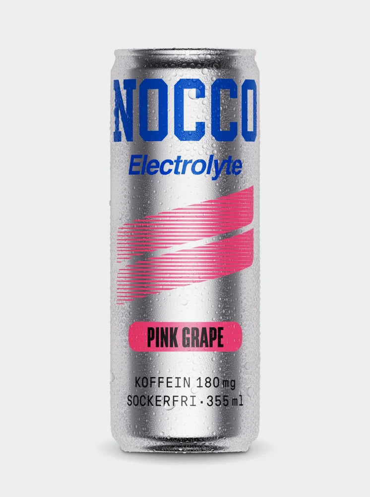 NOCCO Electrolyte Pink Grape 355ml -  24-pack