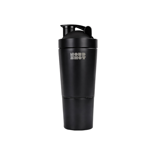 SYNTRA™ Protein Shaker 590 ml – Rostfritt Stål | Nord Shot