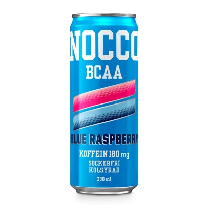 NOCCO BCAA Blue Raspberry 330 ml – 24-pack