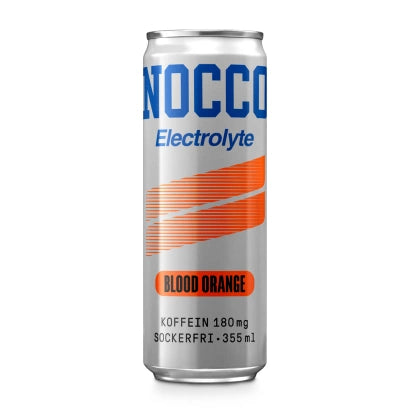 NOCCO Electrolyte Blood Orange 355 ml – 24-pack