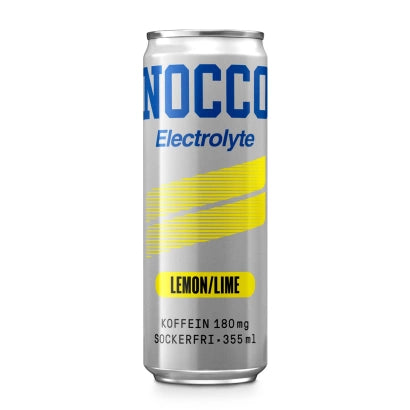 NOCCO Electrolyte Lemon Lime 355 ml – 24-pack