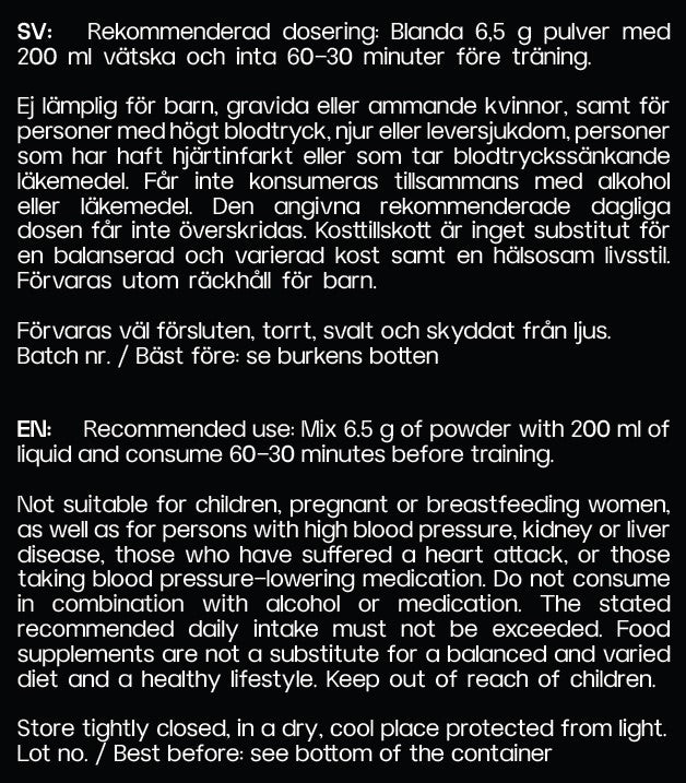 Pre-Workout Booster –| Nord Shot