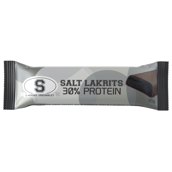 S-Märke Proteinbar Salt Lakrits 30% Protein
