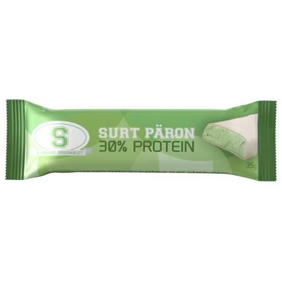 S-Märke Proteinbar Surt Päron 30% Protein