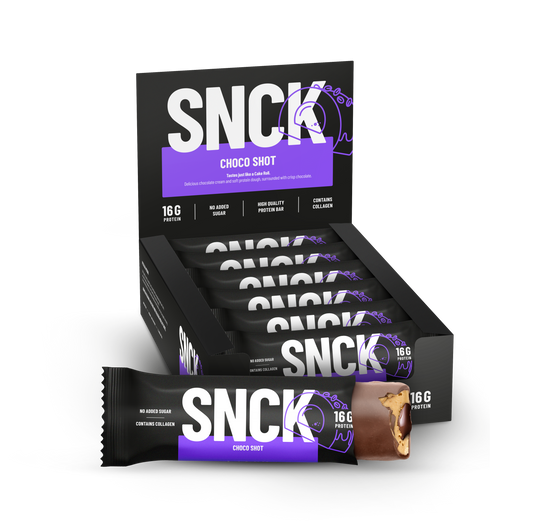 Låda (12-pack) SNCK Proteinbar Choco Shot