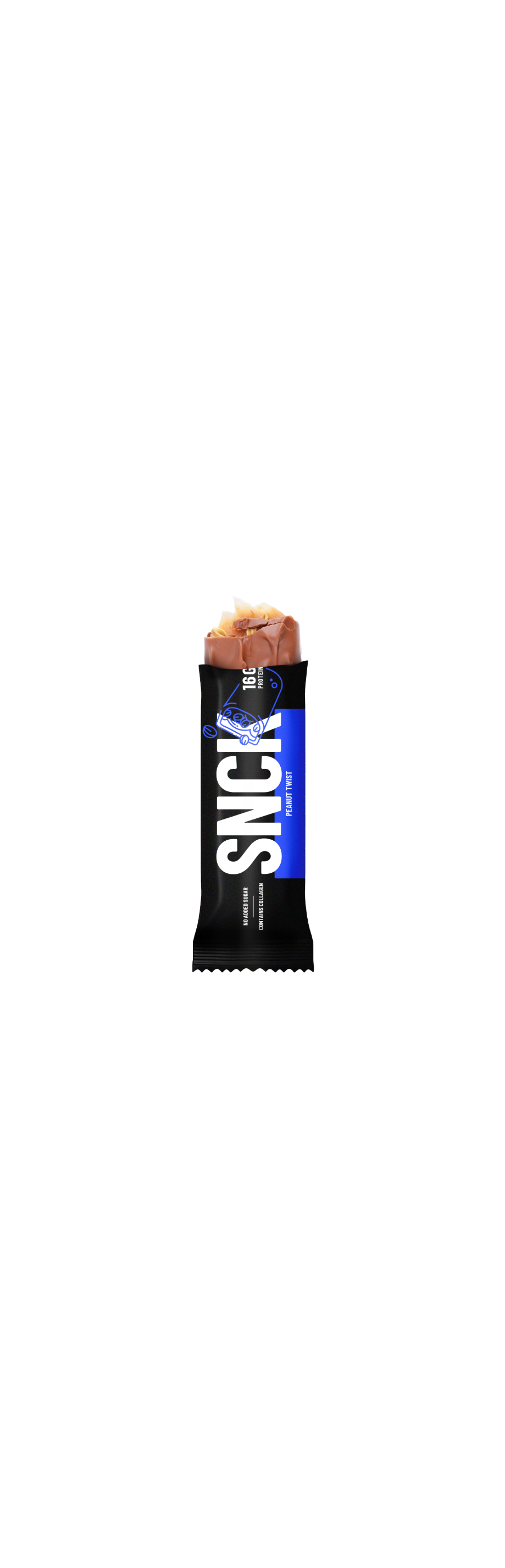 Låda (12-pack) SNCK Proteinbar Peanut Twist