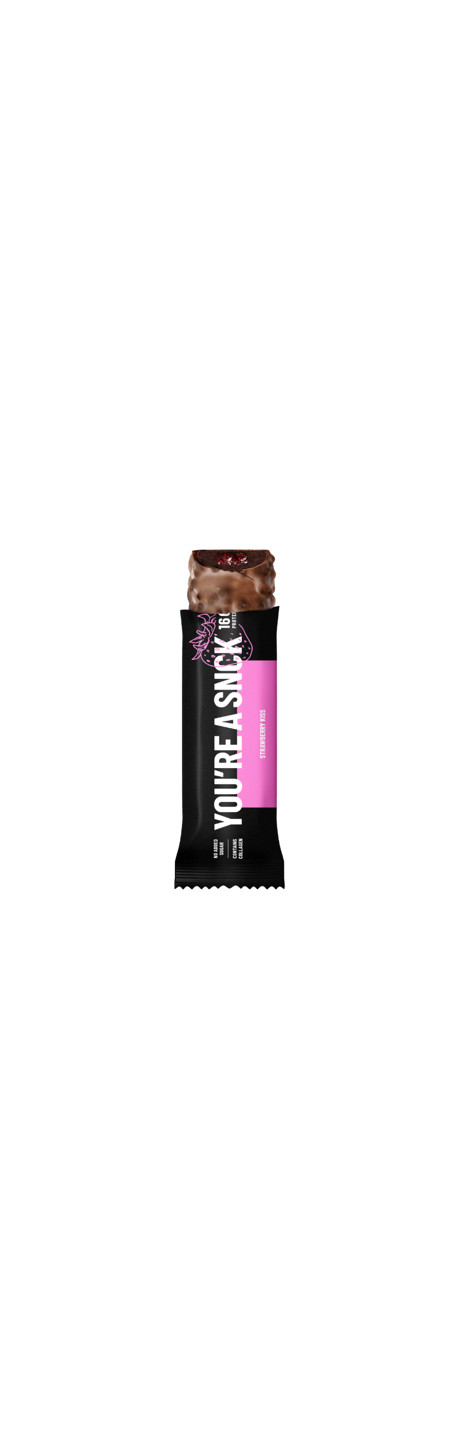 Låda (12-pack) SNCK Proteinbar Strawberry Kiss