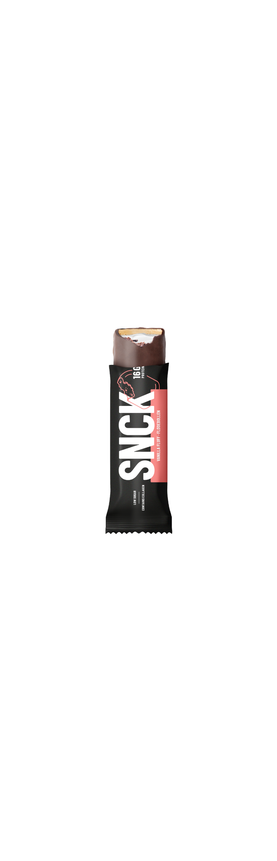 Låda (12-pack) SNCK Proteinbar Vanilla Fluff