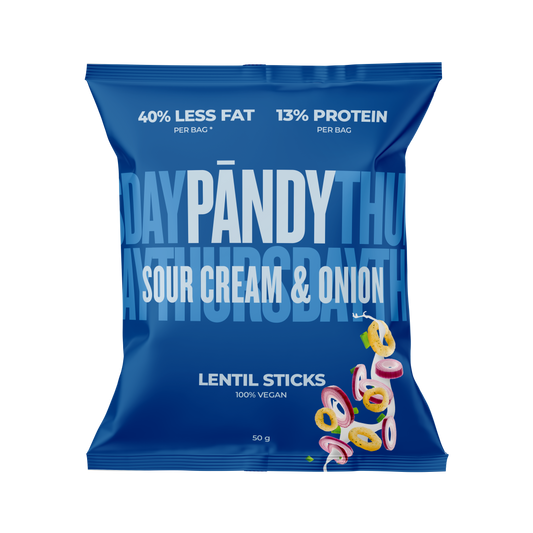 Pändy Lentil Rings Sourcream & Onion