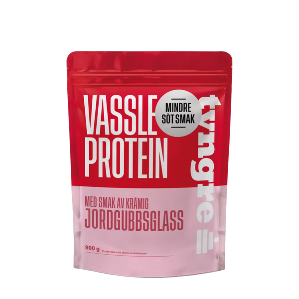 Tyngre Vassle Krämig Jordgubbsglass Mindre Söt Smak
