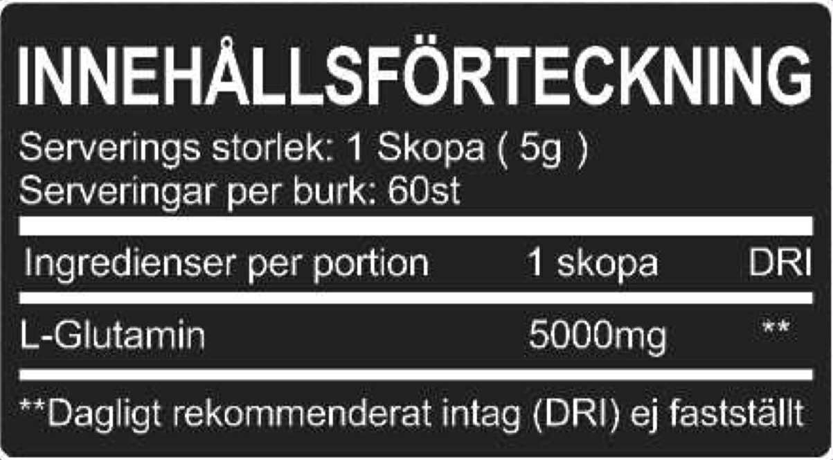GlutaUP - 100% L-Glutamin