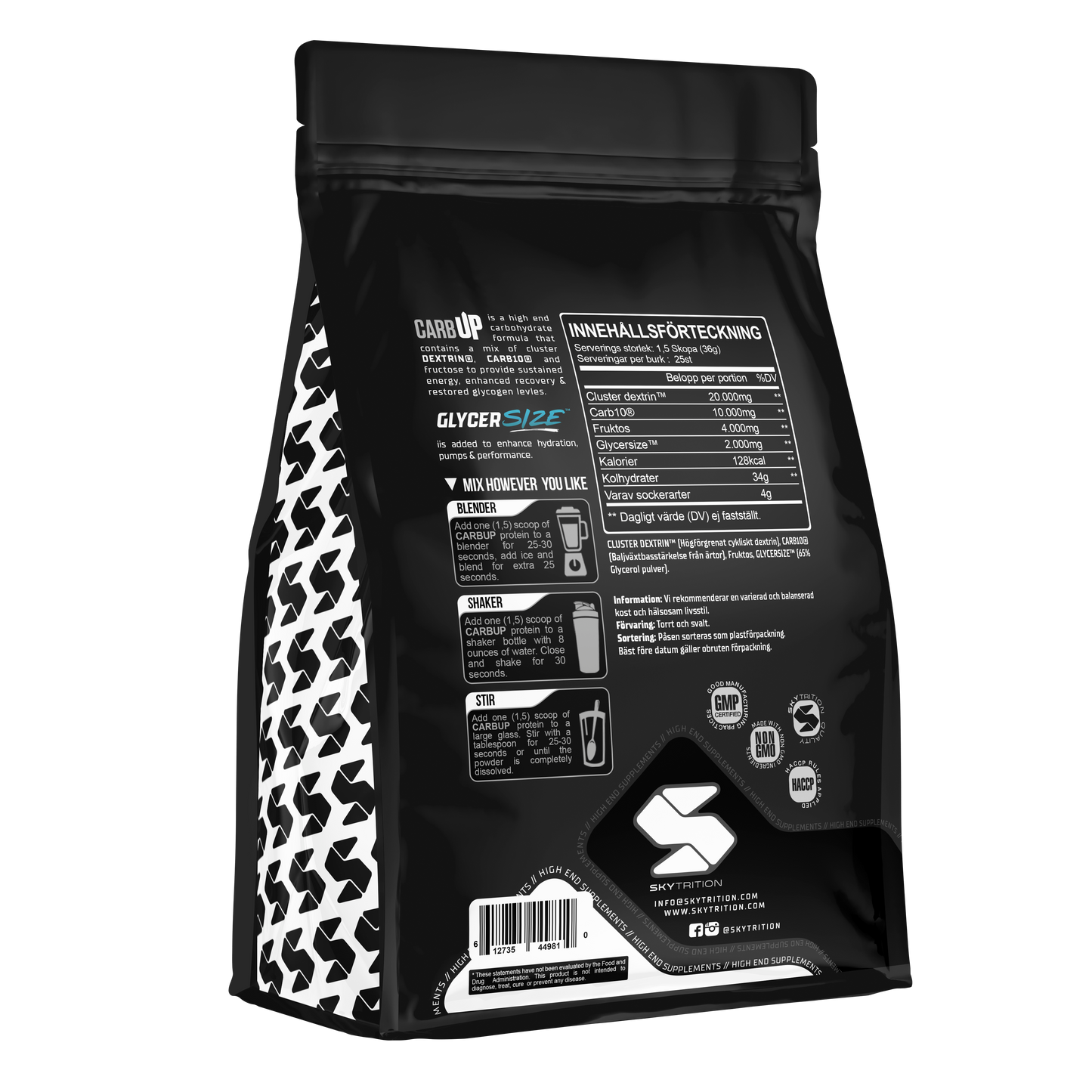 CarbUP - Premium Kolhydrater - 900g