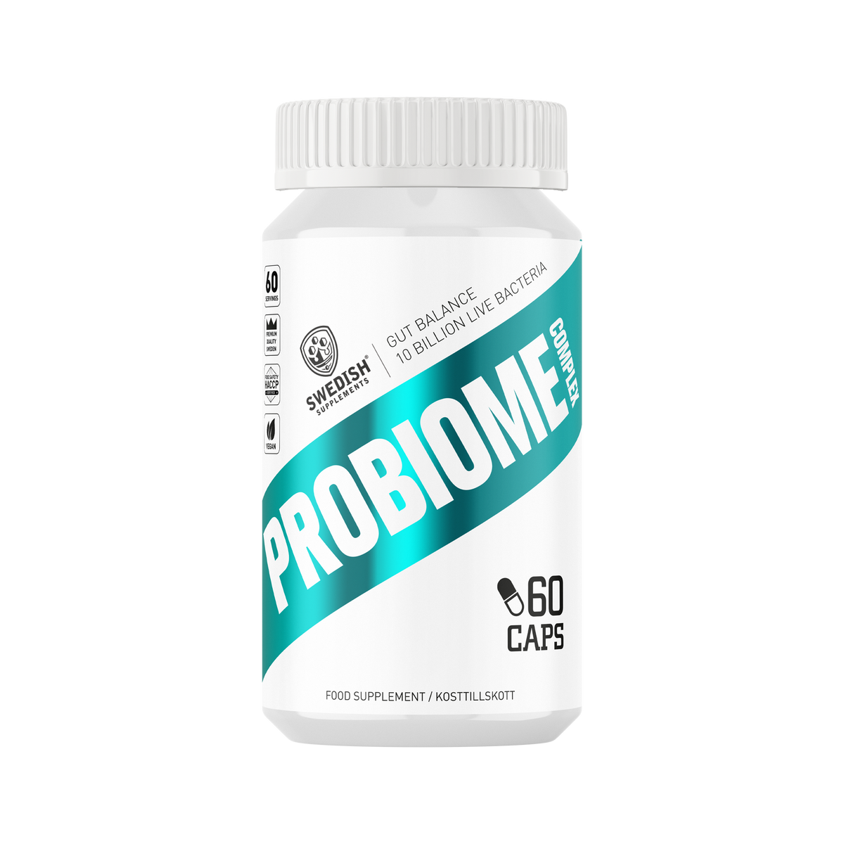 Swedish Supplements Probiome Complex – 60 kapslar