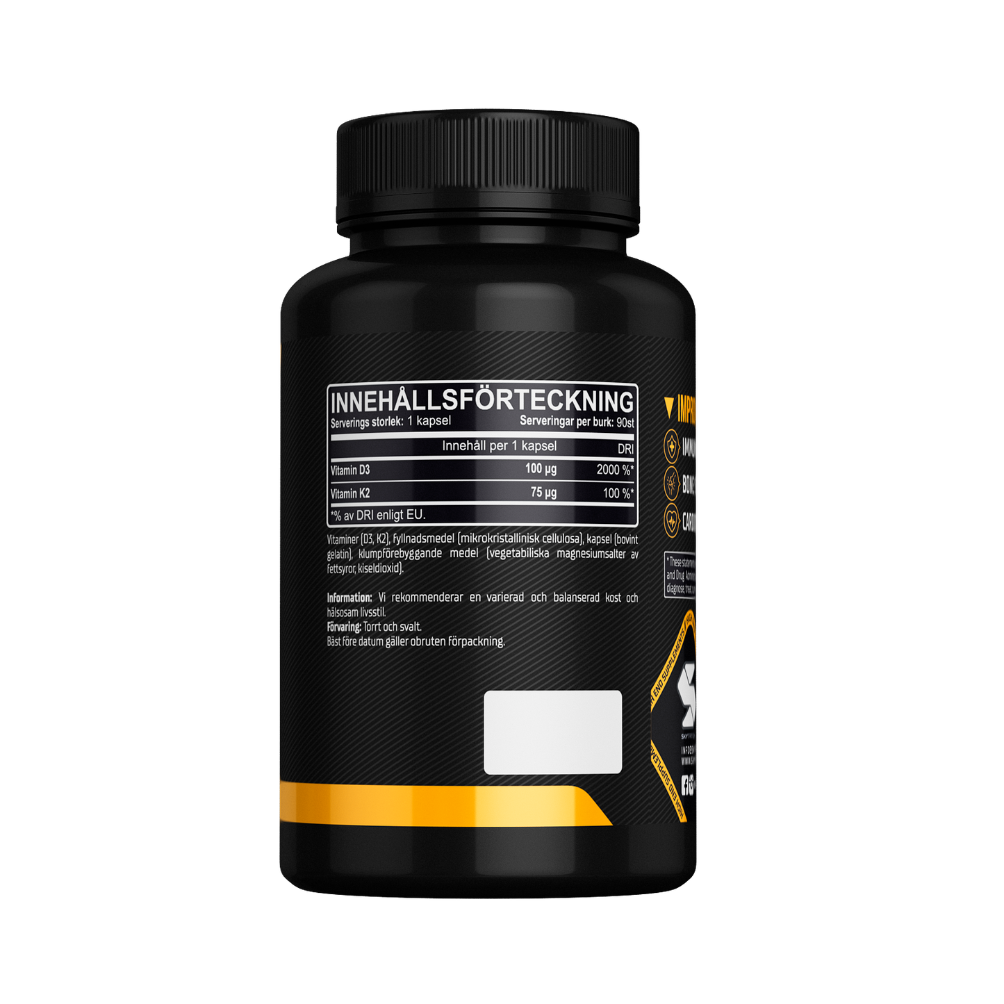D3/K2 - High End Vitamin Formula
